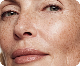 Close-up of a woman's face