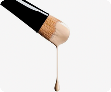 Cream foundation brush